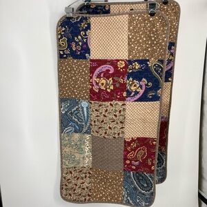 Cozy Line Home Fashions Patchwork Pillow Cover Shams, Set of 2, Cotton King Size